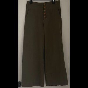 Ilana Kohn Wide Leg Mallin Pant in Peat size 8